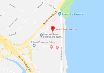 Joseph Brant Hospital Map